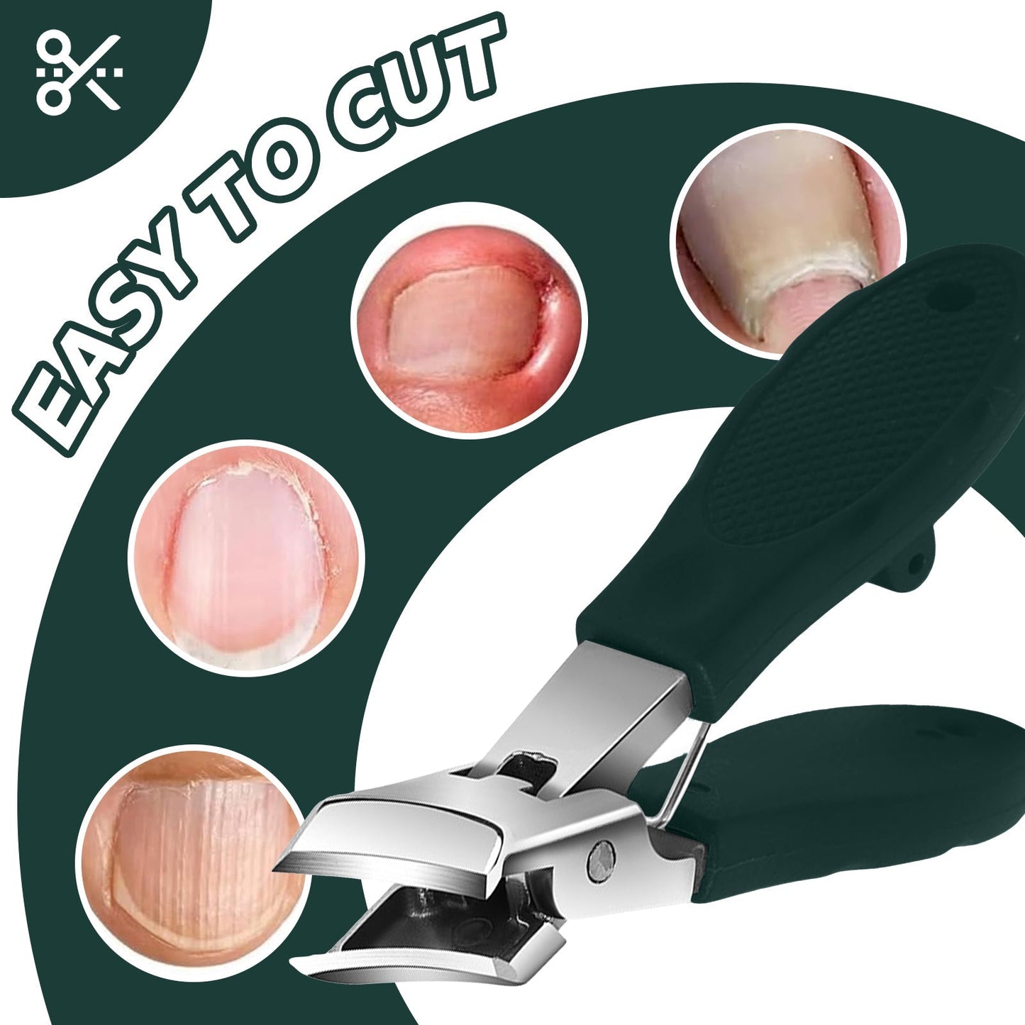 Pointed-Nosed Oblique-Edged Nail Clippers