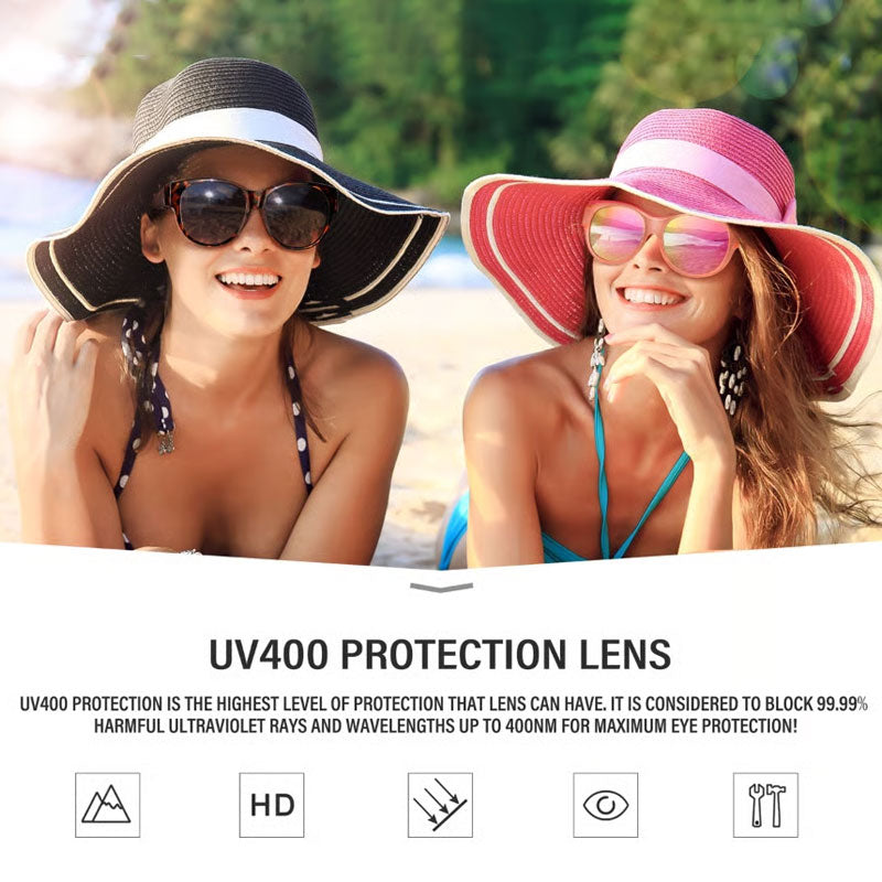 📢😎 LAST DAY 49% OFF - 2025 New Polarized UV400 Protection Trendy Round Cat-eye Sunglasses 😺🕶️