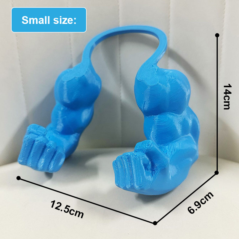 3D printed parody pet props Hulk arm with a halter neck