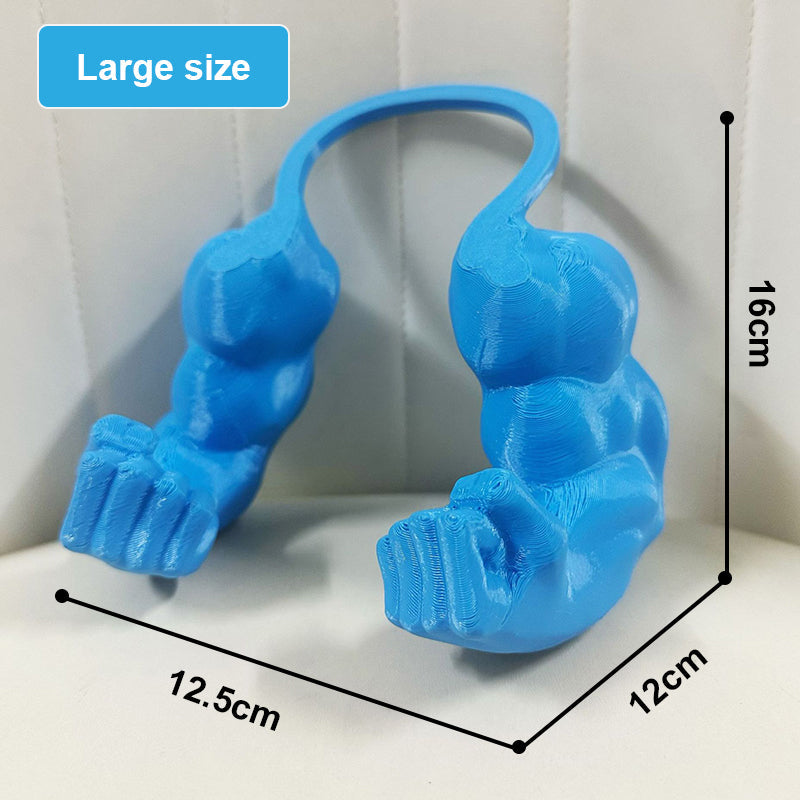 3D printed parody pet props Hulk arm with a halter neck