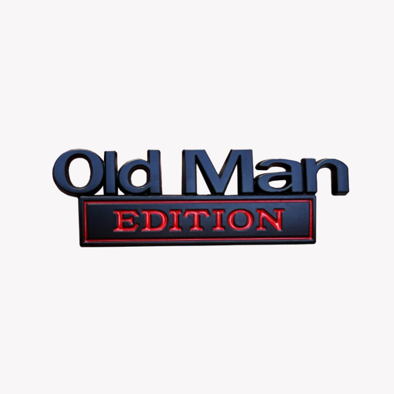 π Old Man Edition-Auto-Emblem