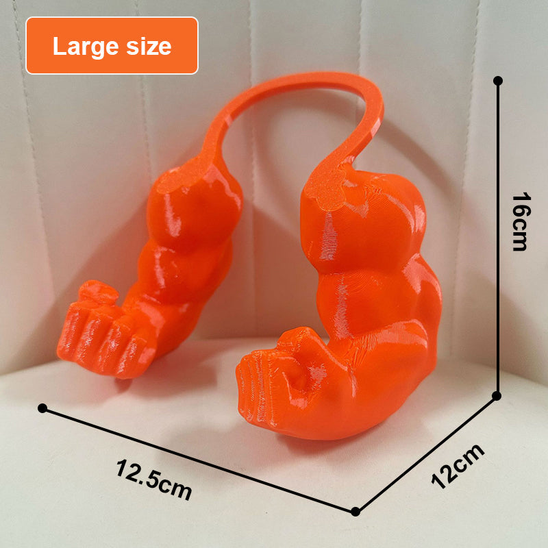 3D printed parody pet props Hulk arm with a halter neck
