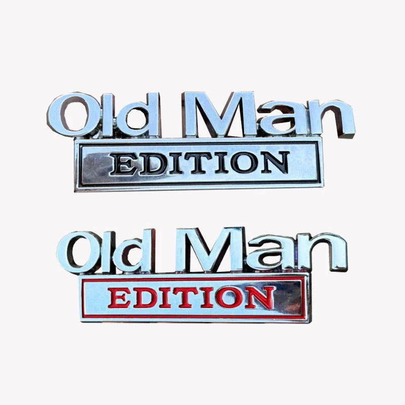 π Old Man Edition-Auto-Emblem