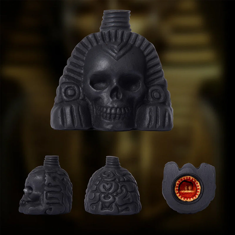 🌹🔥 Authentic Aztec Death Whistle – Ceramic Handcrafted Horror