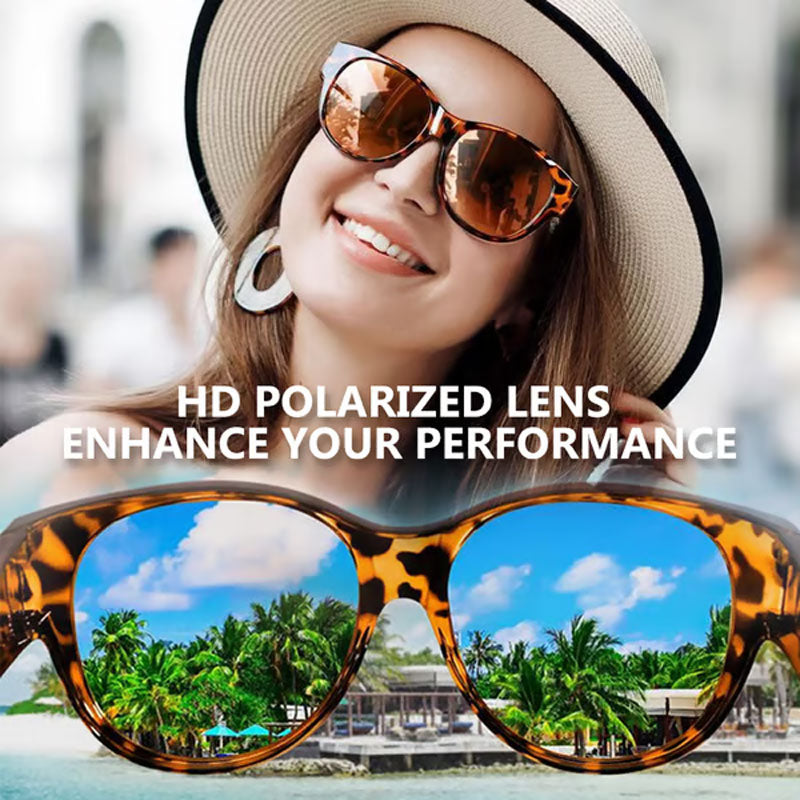 📢😎 LAST DAY 49% OFF - 2025 New Polarized UV400 Protection Trendy Round Cat-eye Sunglasses 😺🕶️