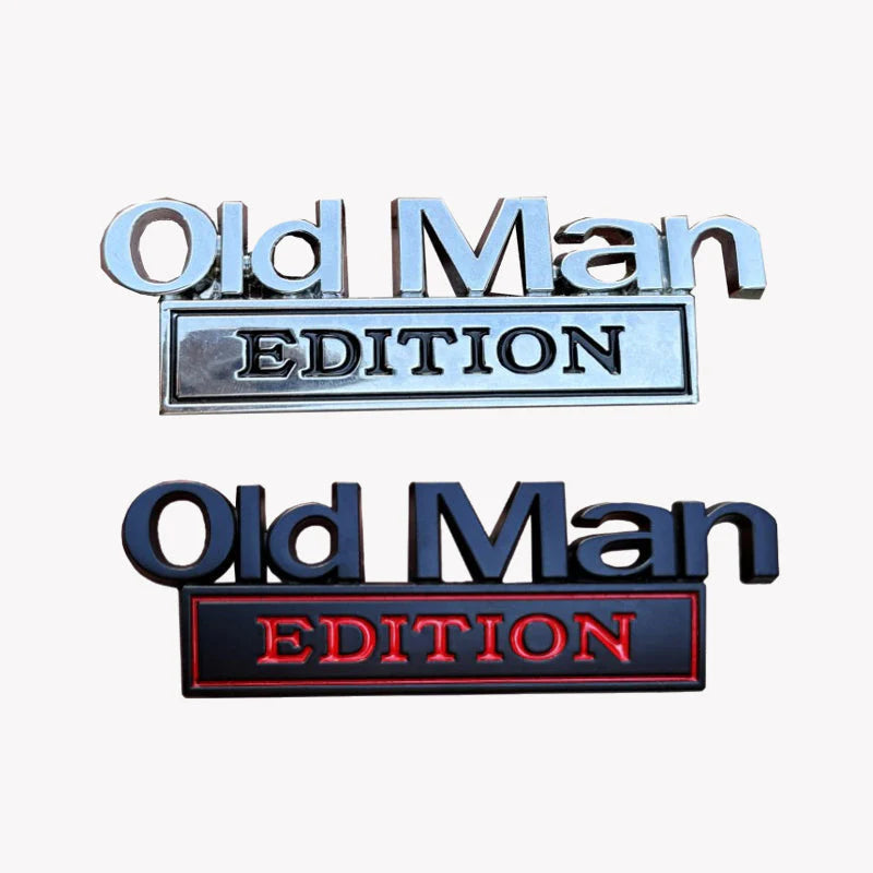 π Old Man Edition-Auto-Emblem