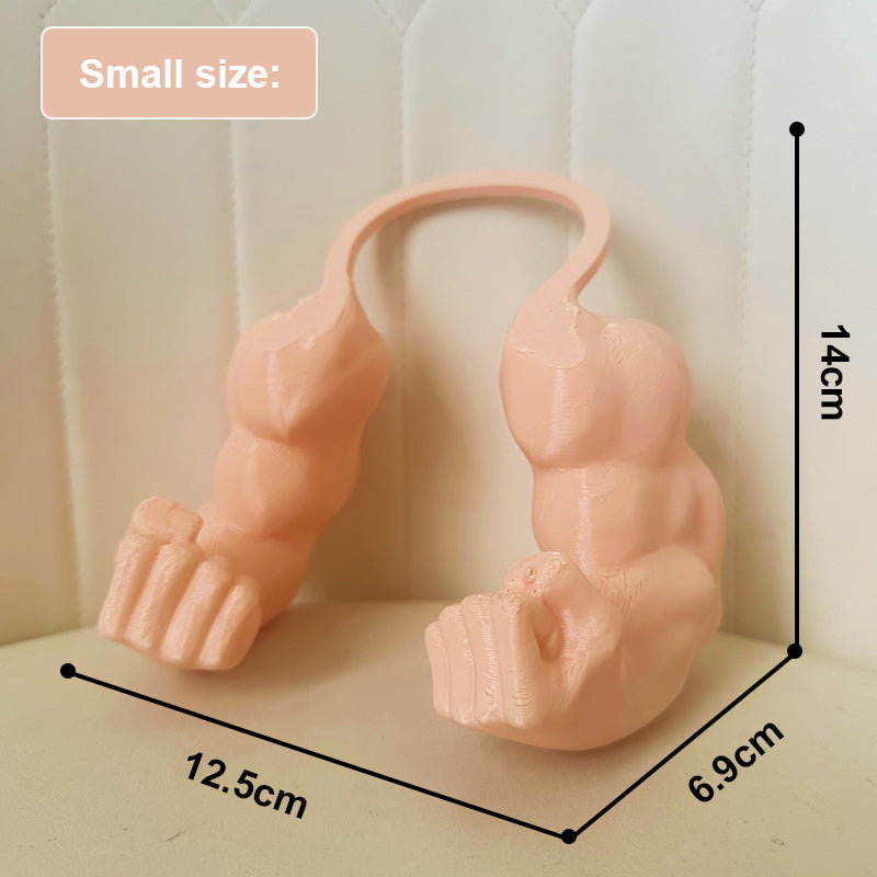 3D printed parody pet props Hulk arm with a halter neck