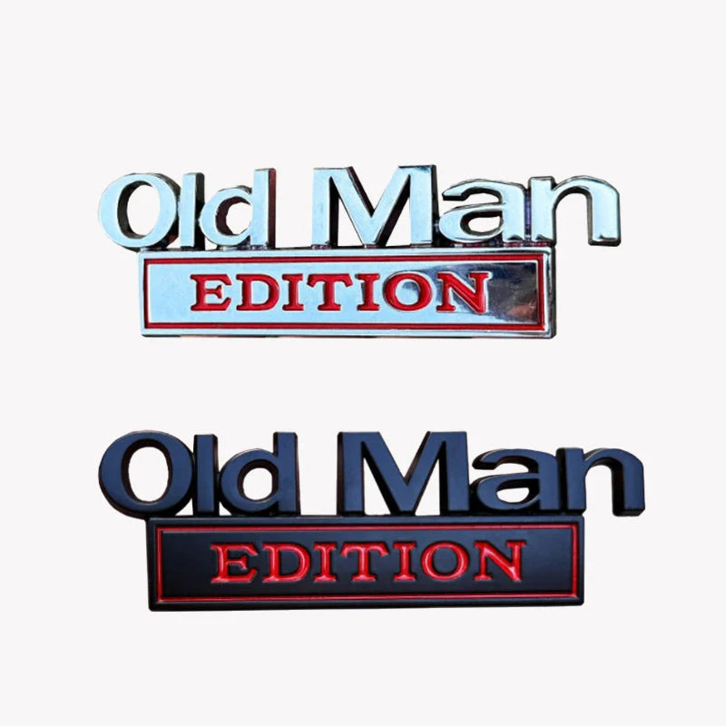 π Old Man Edition-Auto-Emblem