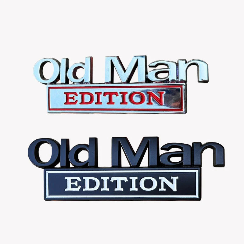 π Old Man Edition-Auto-Emblem