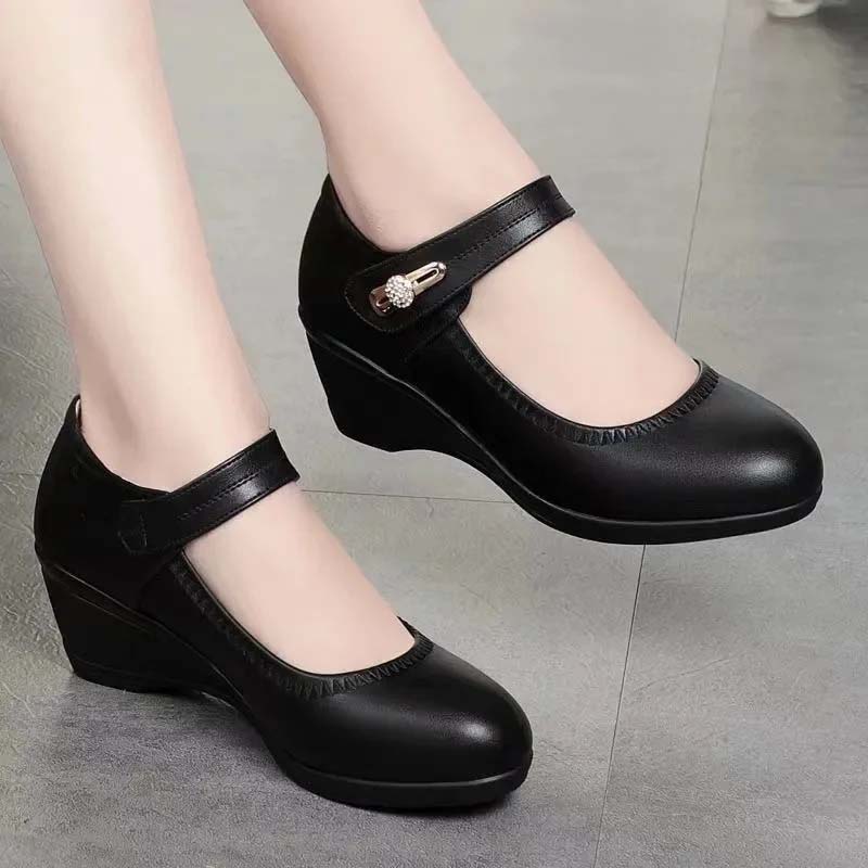 Soft-Soled Non-Slip Wedge Shoes For Middle-Aged And Elderly People