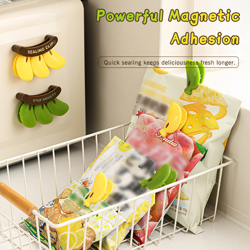 🍌 Magnetic Banana Sealing Clip – Freshness with Fun & Zero Stress