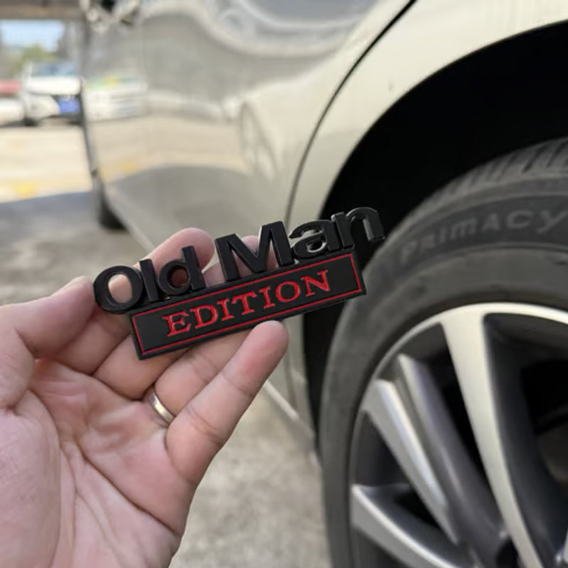 π Old Man Edition-Auto-Emblem