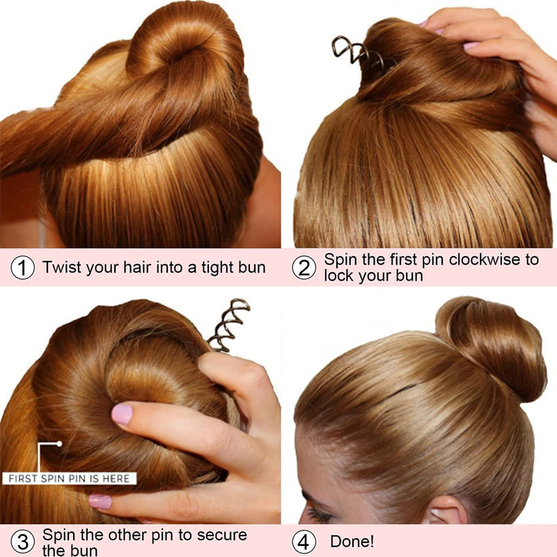 Spiral Hair Bun Clip