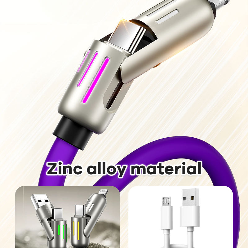 ⚡ 4-in-1 USB Charging Cable fast charging MAX 240W