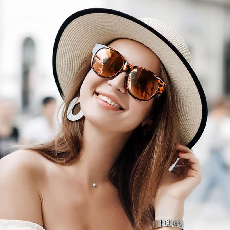 📢😎 LAST DAY 49% OFF - 2025 New Polarized UV400 Protection Trendy Round Cat-eye Sunglasses 😺🕶️