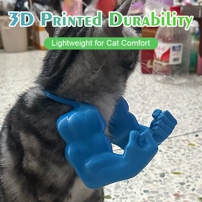 3D printed parody pet props Hulk arm with a halter neck