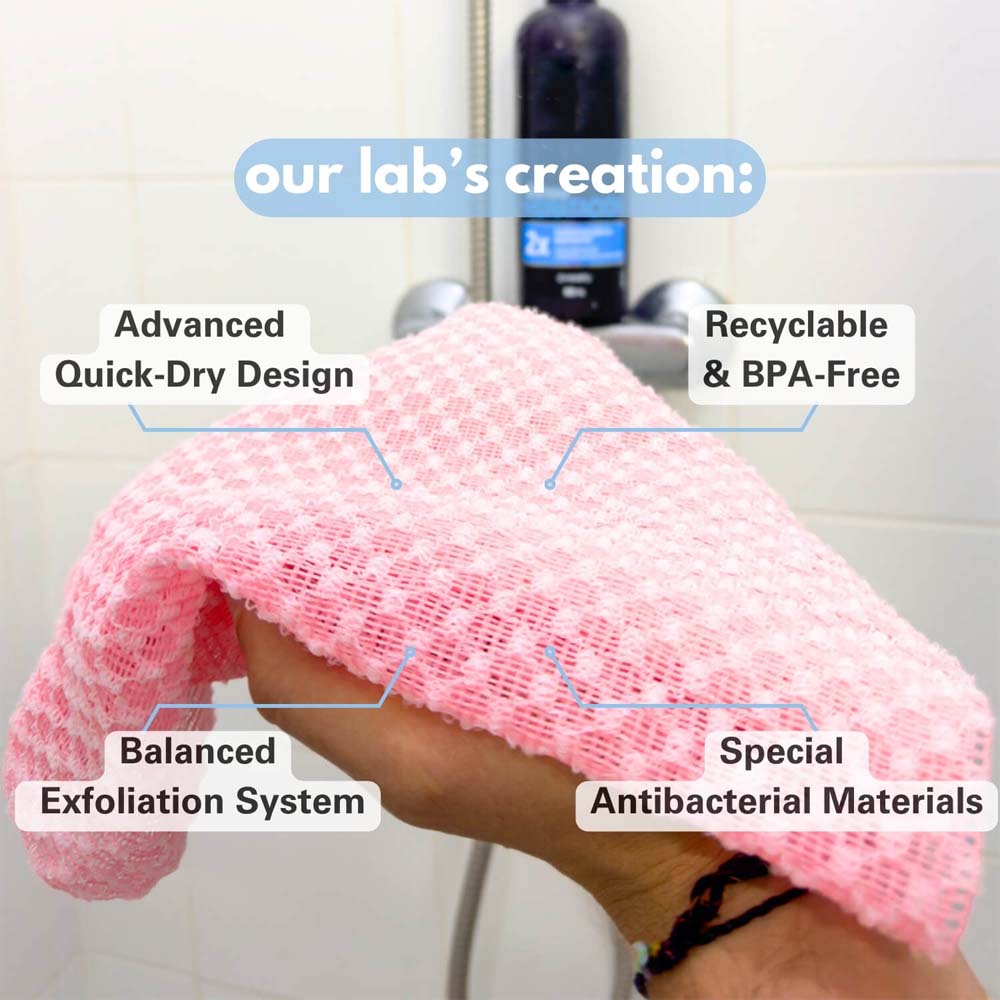 Exfoliating Antibacterial Shower Towel