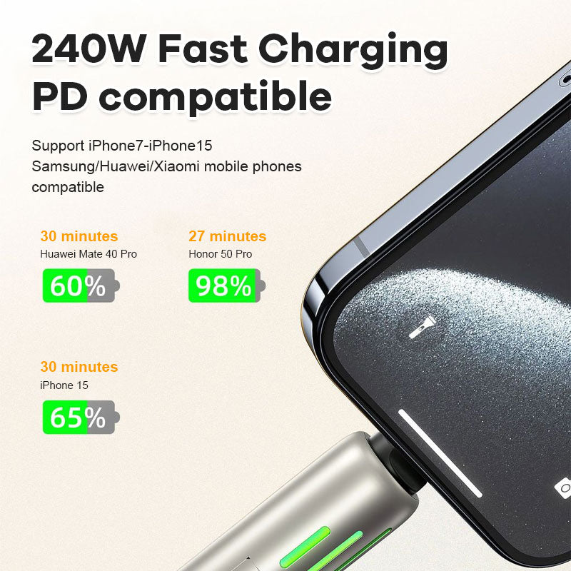 ⚡ 4-in-1 USB Charging Cable fast charging MAX 240W
