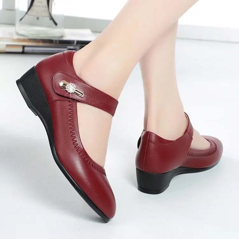 Soft-Soled Non-Slip Wedge Shoes For Middle-Aged And Elderly People