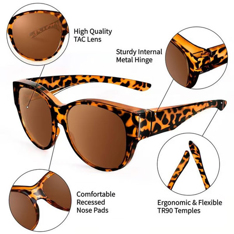 📢😎 LAST DAY 49% OFF - 2025 New Polarized UV400 Protection Trendy Round Cat-eye Sunglasses 😺🕶️