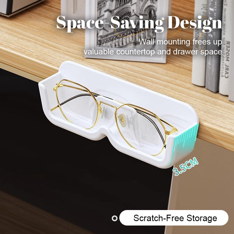 Wall-Mounted Punch-Free Glasses Storage Box