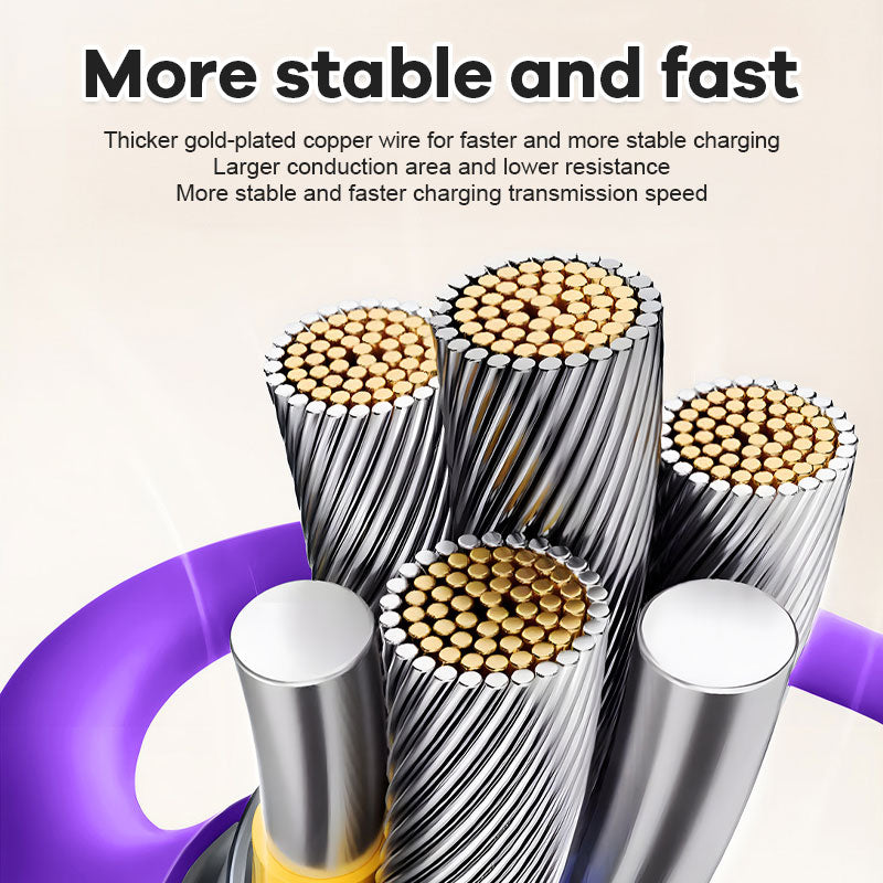 ⚡ 4-in-1 USB Charging Cable fast charging MAX 240W
