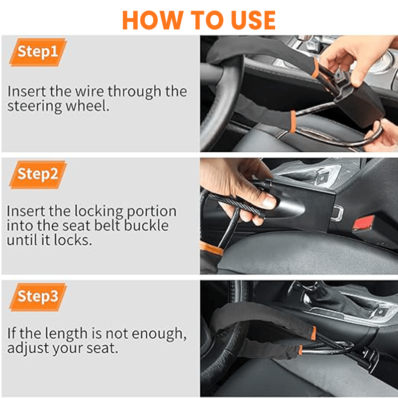 ✨Double Locking Car Security Anti-Theft Lock