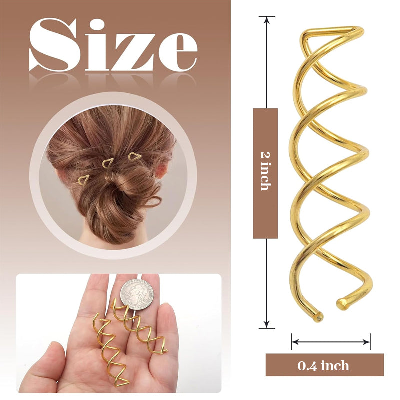 Spiral Hair Bun Clip