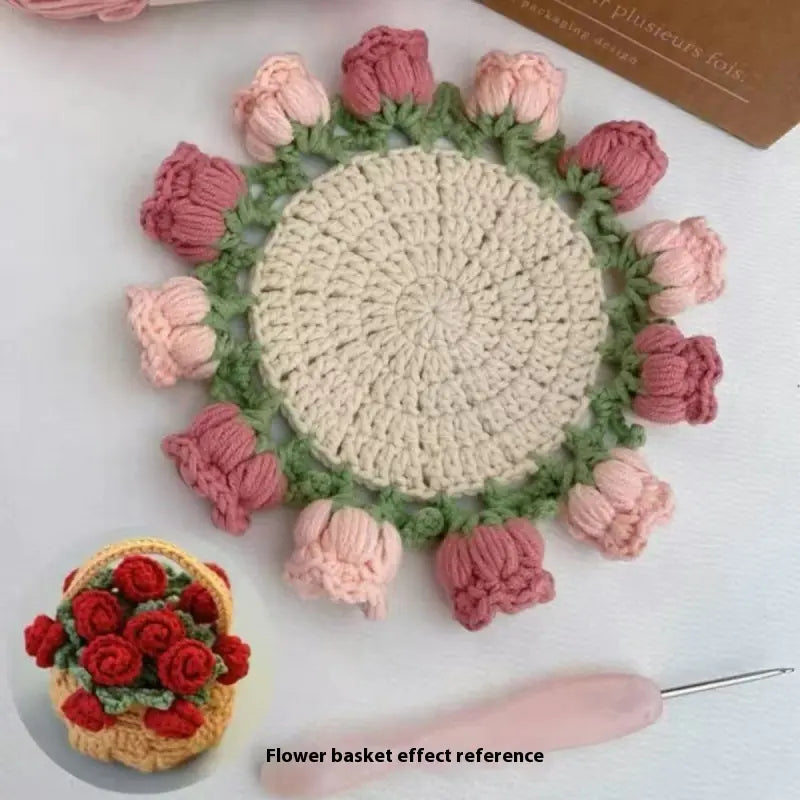 🌸Handmade Crochet Coaster