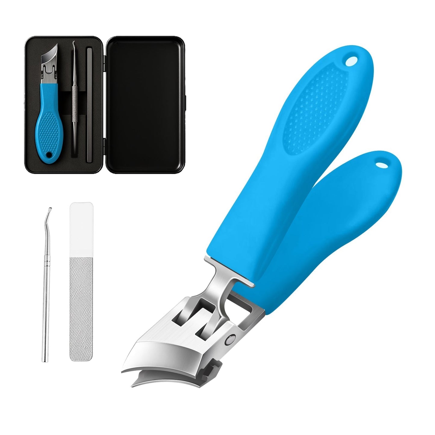 Pointed-Nosed Oblique-Edged Nail Clippers
