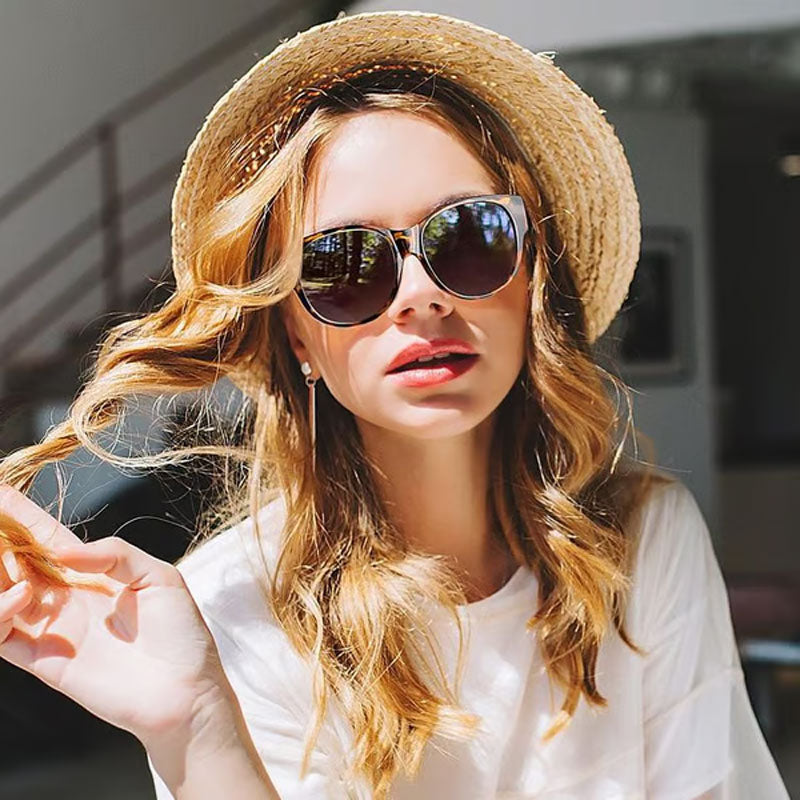 📢😎 LAST DAY 49% OFF - 2025 New Polarized UV400 Protection Trendy Round Cat-eye Sunglasses 😺🕶️