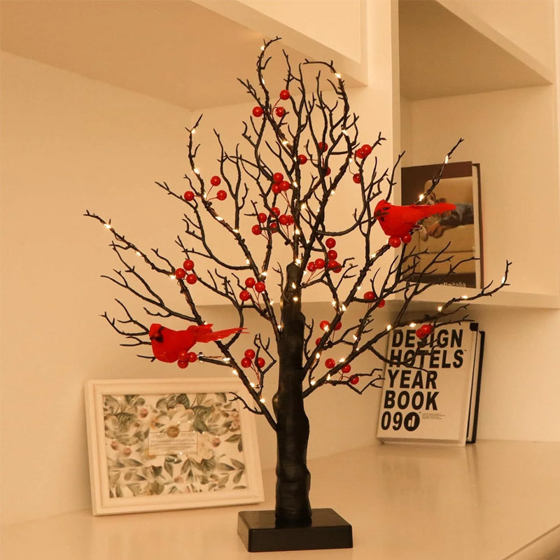 Little Red Bird Tree Light