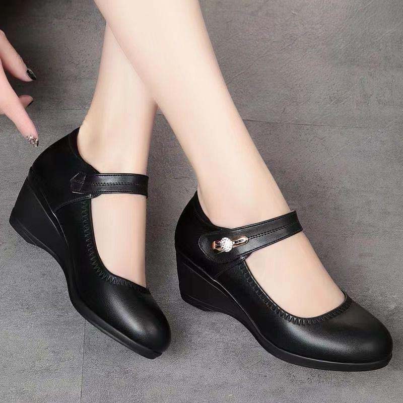 Soft-Soled Non-Slip Wedge Shoes For Middle-Aged And Elderly People