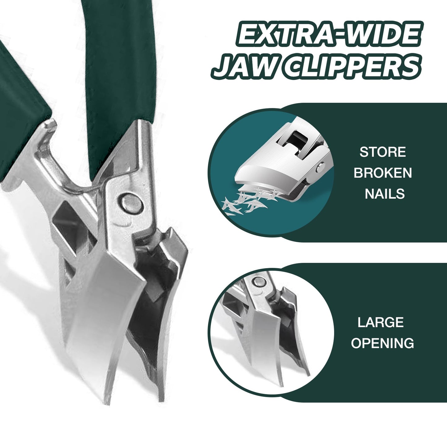 Pointed-Nosed Oblique-Edged Nail Clippers