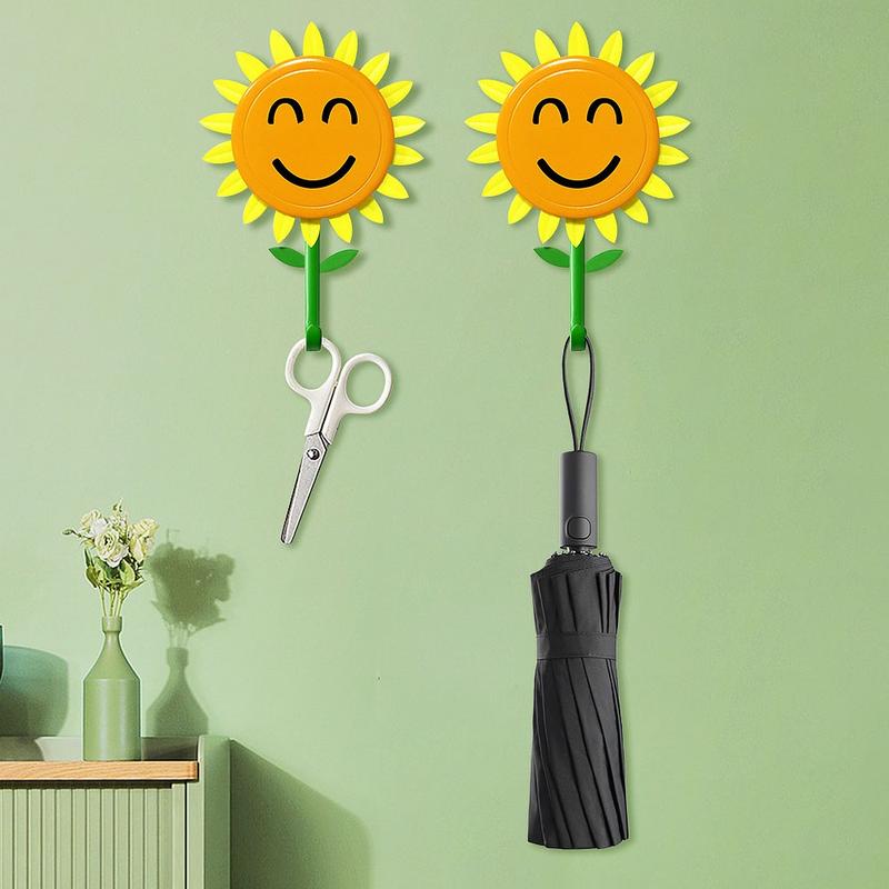 Smiling Sunflower Wall Hook