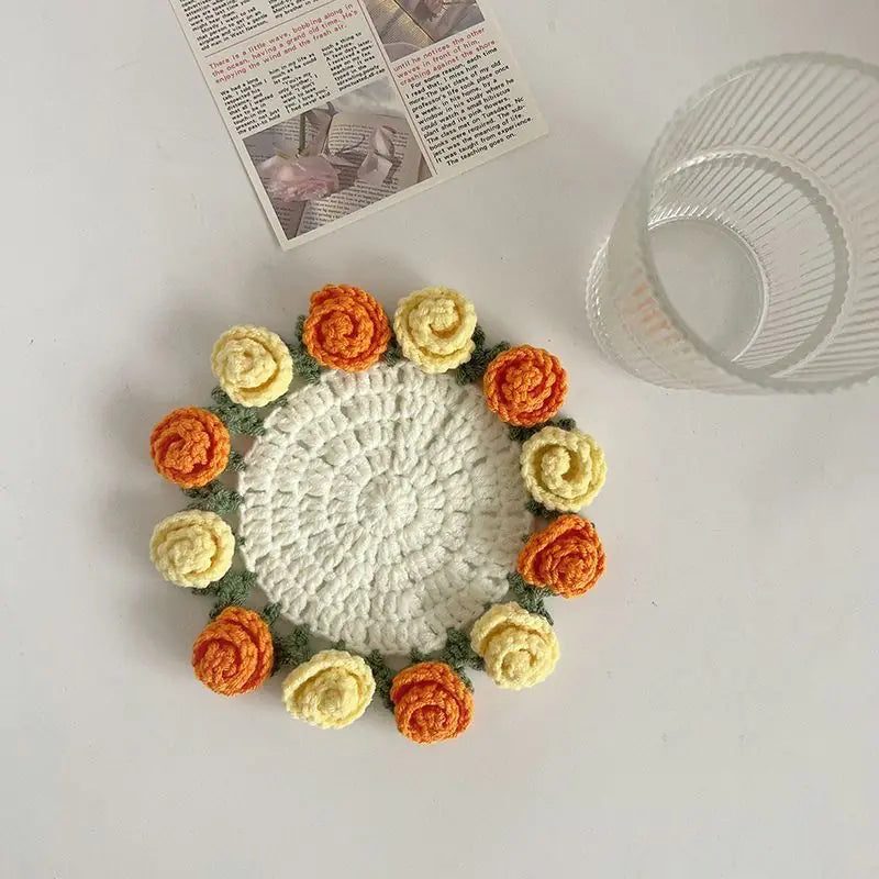 🌸Handmade Crochet Coaster