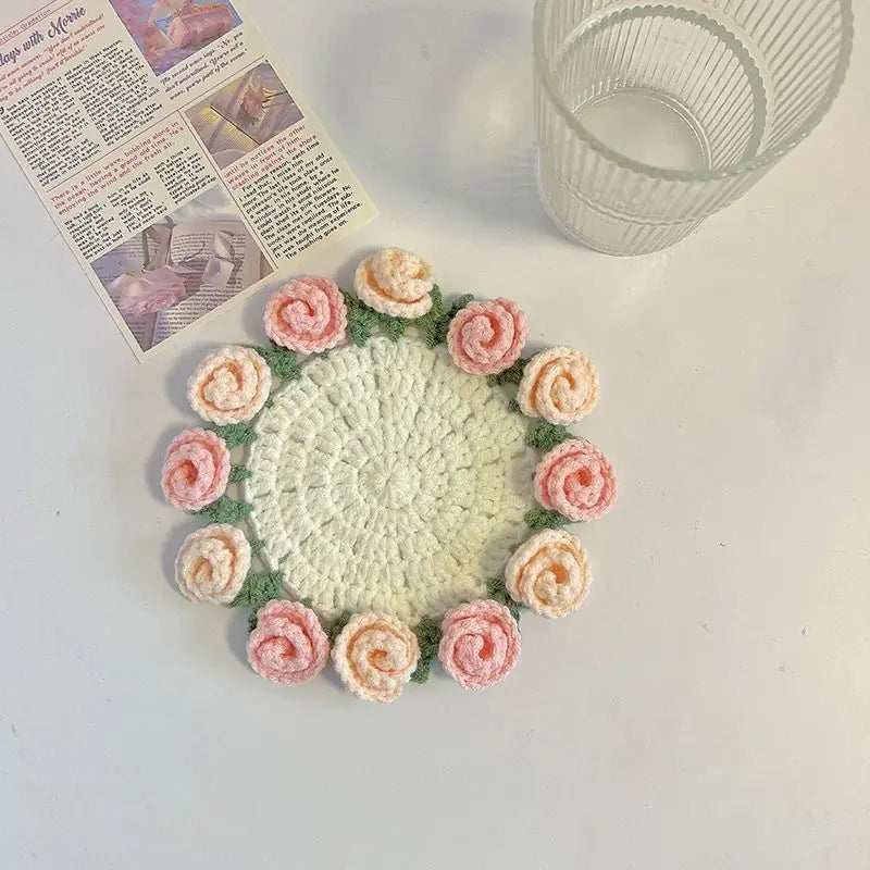 🌸Handmade Crochet Coaster