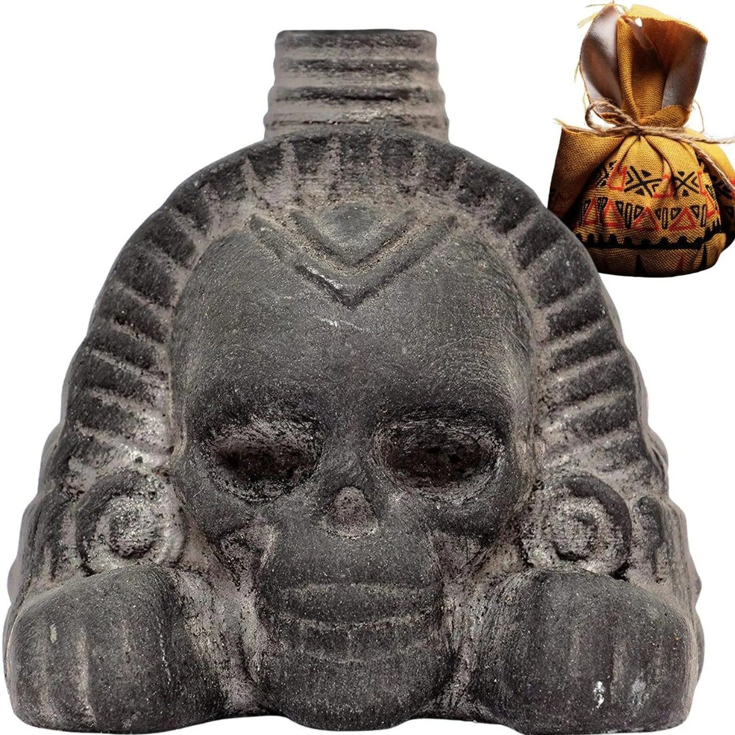 🌹🔥 Authentic Aztec Death Whistle – Ceramic Handcrafted Horror