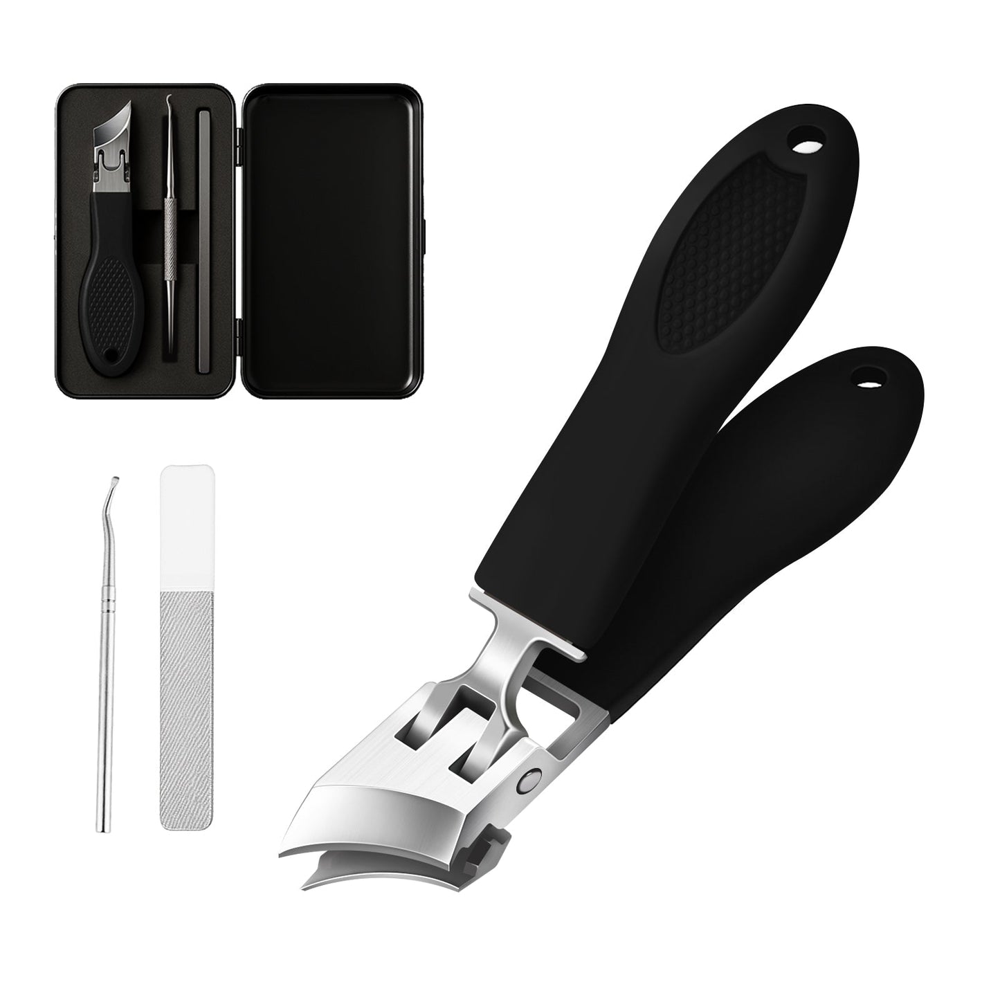 Pointed-Nosed Oblique-Edged Nail Clippers