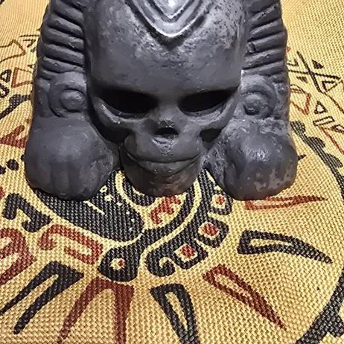 🌹🔥 Authentic Aztec Death Whistle – Ceramic Handcrafted Horror