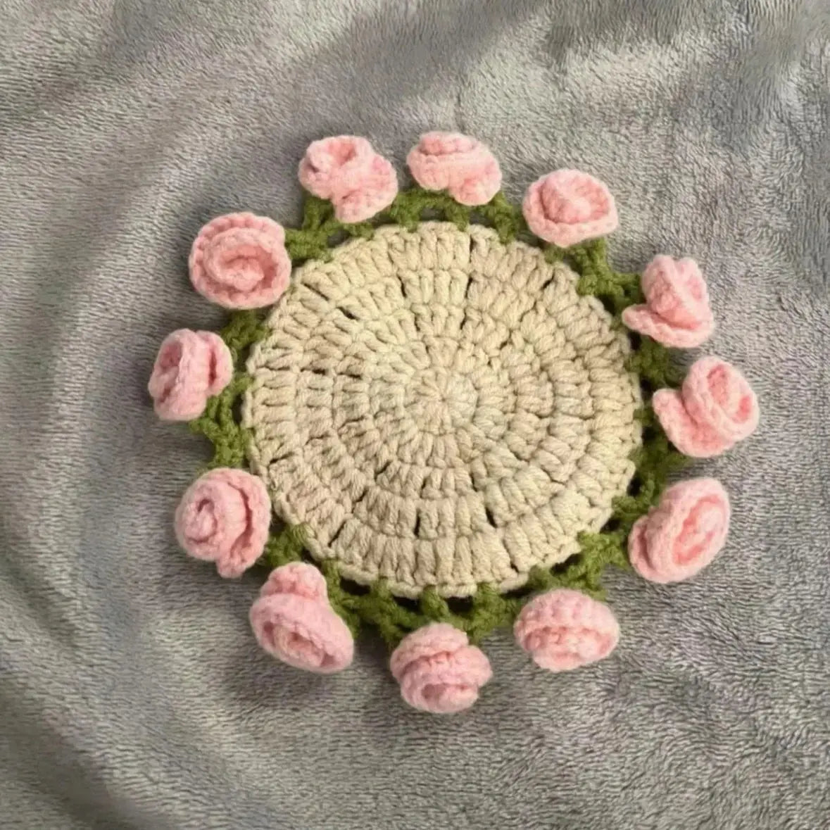🌸Handmade Crochet Coaster