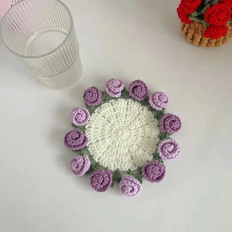 🌸Handmade Crochet Coaster